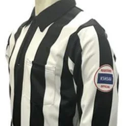 KSHSAA Football 2 1/4" FOUL WEATHER Referee Long Sleeve Shirt