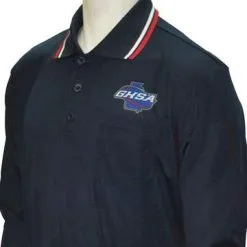 GHSA Softball/Baseball Umpire Long Sleeve Shirt - Navy