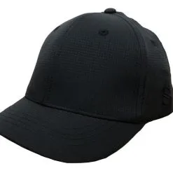 Smitty Performance Black Umpire Hat - Flex Fit - 4 Stitch