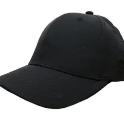 Smitty Performance Black Umpire Hat - Flex Fit - 8 Stitch
