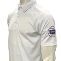 KSHSAA Volleyball White Men's Polo