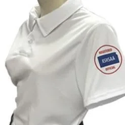 KSHSAA Volleyball White Women's Polo