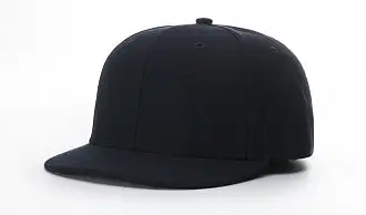 Black Richardson Surge Fitted Umpire Hat - 4 Stitch 1 Black Richardson Surge Fitted Umpire Hat - 4 Stitch