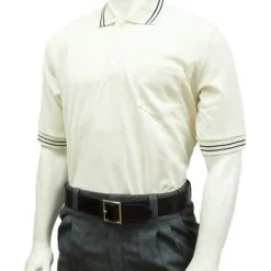 Performance Mesh Umpire Short Sleeve Shirt - Cream