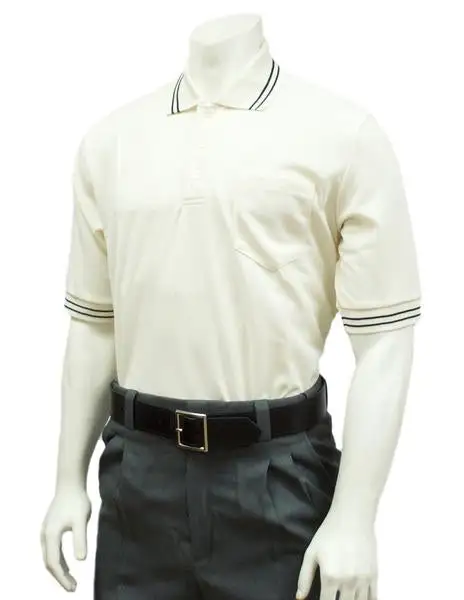 Performance Mesh Umpire Short Sleeve Shirt - Cream 1 Performance Mesh Umpire Short Sleeve Shirt - Cream