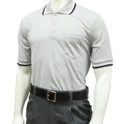 Performance Mesh Umpire Short Sleeve Shirt - Grey