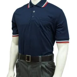 Performance Mesh Umpire Short Sleeve Shirt - Navy