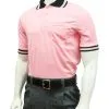 Performance Mesh Umpire Short Sleeve Shirt - Pink