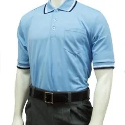 Performance Mesh Umpire Short Sleeve Shirt - Powder Blue
