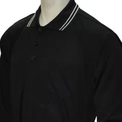 Performance Mesh Umpire Long Sleeve Shirt - Black