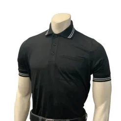 NEW Traditional Body-Flex Umpire Short Sleeve Shirt - Black
