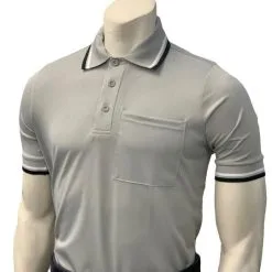 NEW Traditional Body-Flex Umpire Short Sleeve Shirt - Grey