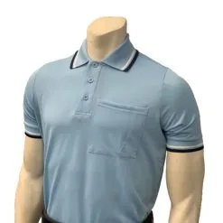 NEW Traditional Body-Flex Umpire Short Sleeve Shirt - Powder Blue