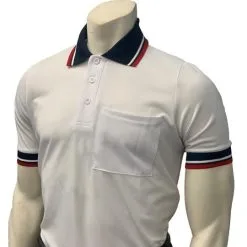 NEW Traditional Body-Flex Umpire Short Sleeve Shirt - White