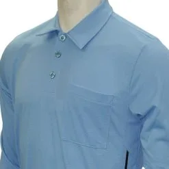 Old Style Major League Style Long Sleeve Umpire Shirt - Carolina Blue