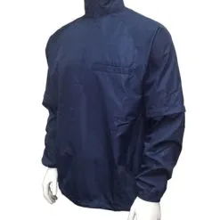 Smitty Major League Style Lightweight Convertible Sleeve Umpire Jacket Navy