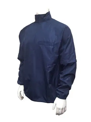 Smitty Major League Style Lightweight Convertible Sleeve Umpire Jacket Navy 1 Smitty Major League Style Lightweight Convertible Sleeve Umpire Jacket Navy