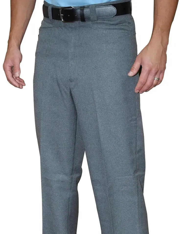 Heather Grey Flat Front Pants With Western Pockets 1 Heather Grey Flat Front Pants With Western Pockets