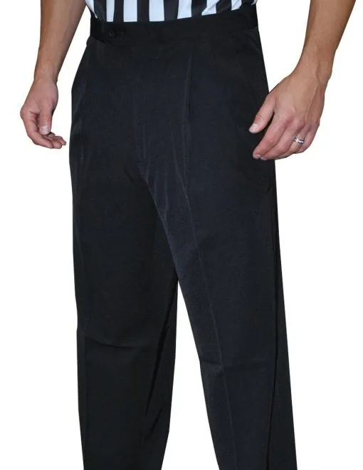 Men's 4-Way Stretch Black Pleated Pants With Slash Pockets -baseball Sales Store BKS281 271 1296x 05875