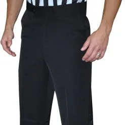 Men's 100% Polyester Flat Front Pants W/ Slash Pockets