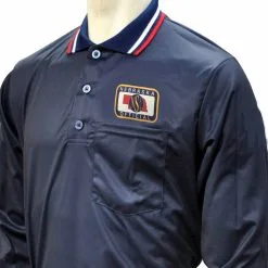 NSAA Baseball Umpire Long Sleeve Shirt - Navy