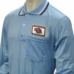 NSAA Baseball Umpire Long Sleeve Shirt - Powder Blue
