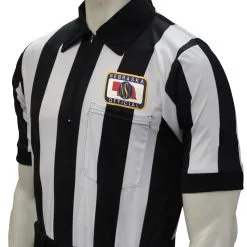 NSAA Football 2 1/4" Performance Mesh Referee Short Sleeve Shirt