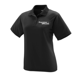 Precision Officials Women's Polo - Black
