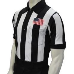 Football Body-Flex 2 1/4" Short Sleeve Shirt W/ Flag Over Pocket