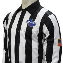 GHSA Long Sleeve Football Referee Shirt