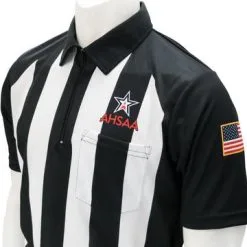 AHSAA Football Performance Mesh Short Sleeve Referee Shirt