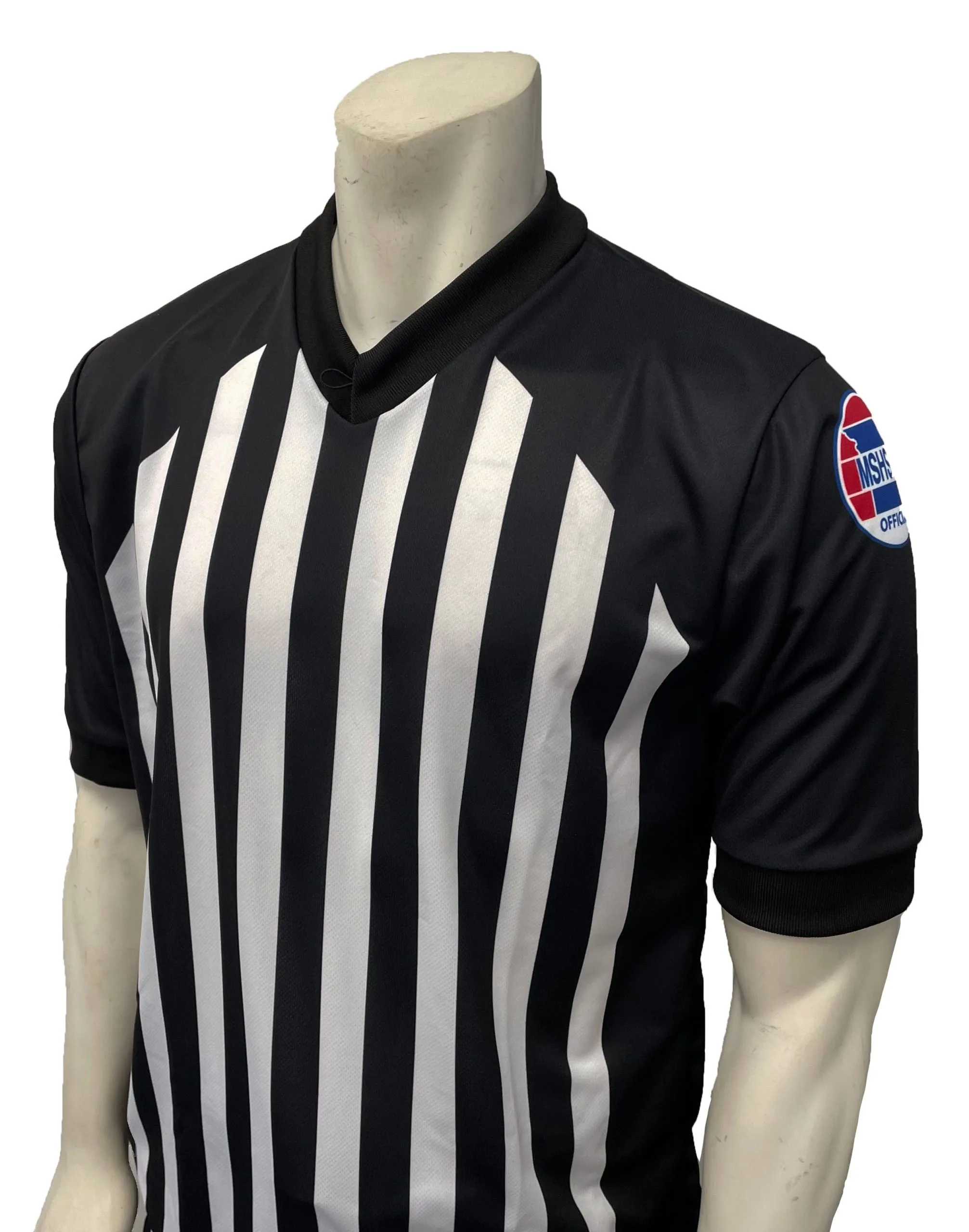 MSHSAA Basketball Performance Mesh Referee Shirt 1 MSHSAA Basketball Performance Mesh Referee Shirt