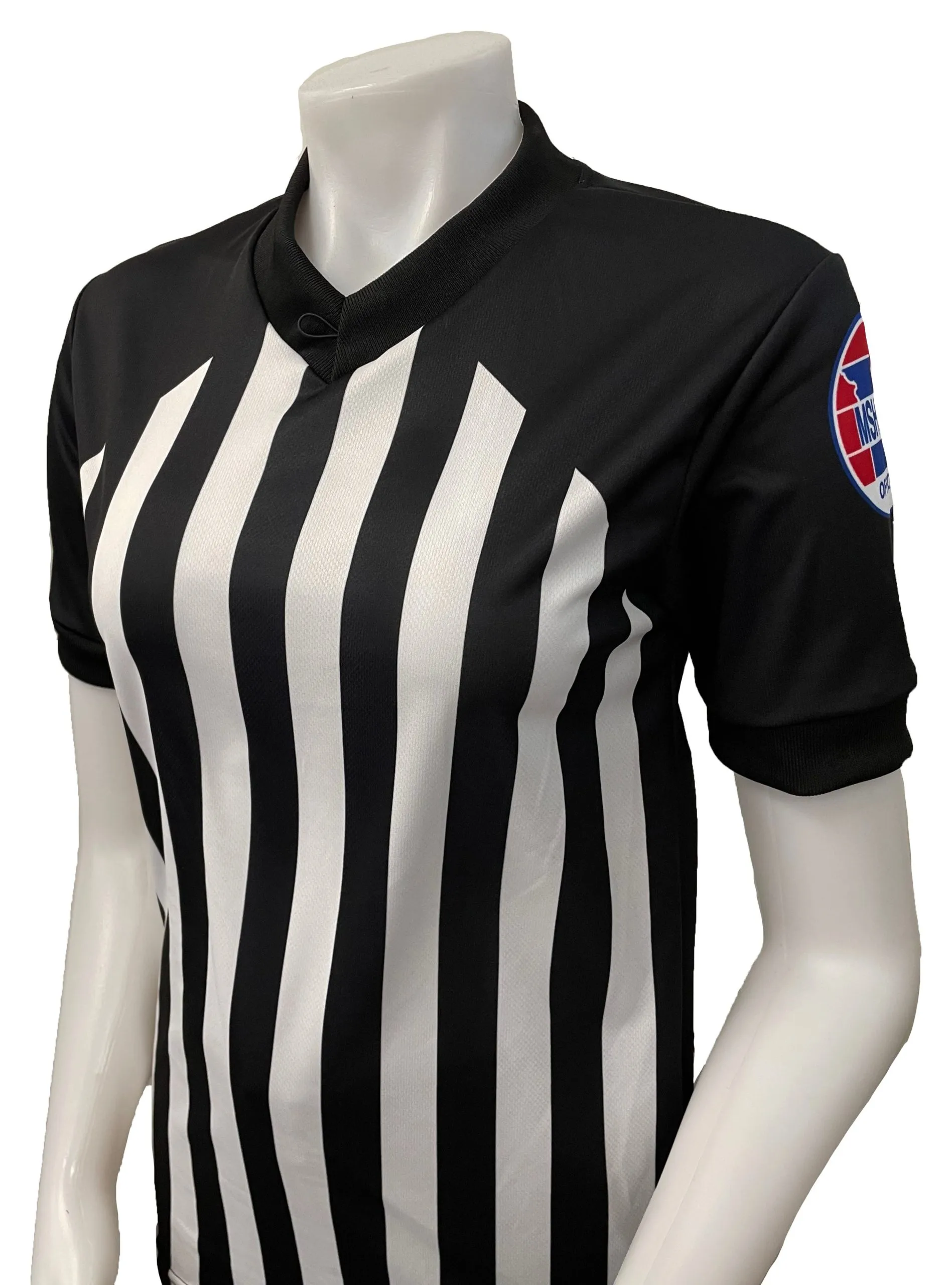 MSHSAA Basketball Performance Mesh Referee Shirt 2 MSHSAA Basketball Performance Mesh Referee Shirt - Image 2