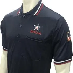 AHSAA Baseball/Softball Umpire Short Sleeve Shirt - Navy