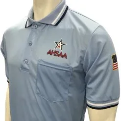 AHSAA Baseball/Softball Umpire Short Sleeve Shirt - Powder Blue