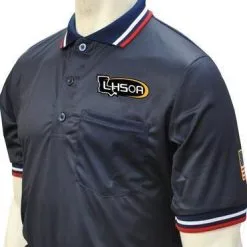 LHSOA Baseball/Softball Navy Umpire Short Sleeve Shirt