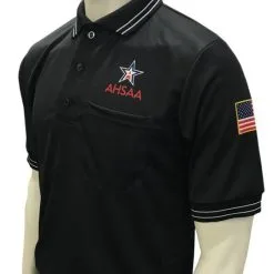 AHSAA Baseball/Softball Umpire Short Sleeve Shirt - Black