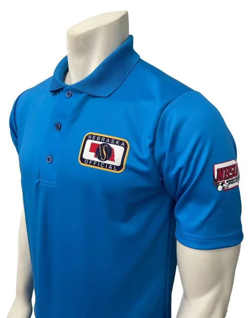 NSAA Volleyball Bright Blue Men's Polo -baseball Sales Store USA437NENHSMensBBVolleyballPicture 740x e022119f 040f 482e 84b6 8b967c4bccf9