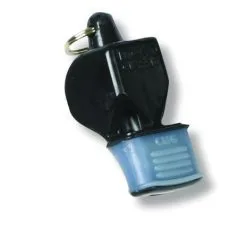 Fox 40 Black Plastic Whistle W/ Cushioned Mouth Grip