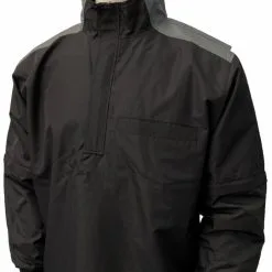 New Smitty Major League Style Lightweight Convertible Sleeve Umpire Jacket Black