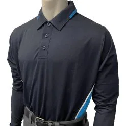 NCAA Softball Umpire Long Sleeve Polo - Midnight Navy