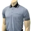NEW Traditional Body-Flex Umpire Short Sleeve Shirt - Powder Blue/Black