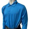 NCAA Softball Umpire Long Sleeve Polo - Bright Blue