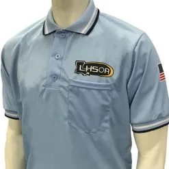 LHSOA Baseball/Softball Powder Blue Umpire Short Sleeve Shirt